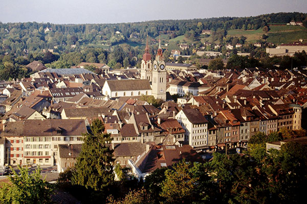 Old Town, Hochwacht, Switzerland, Europe, overview, Winterthur, canton Zurich